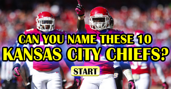 Can You Name These 10 Kansas City Chiefs?