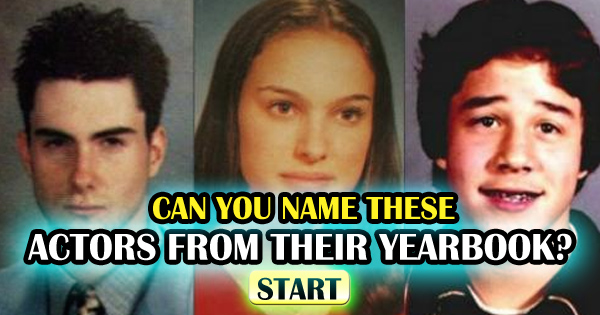 Can You Name These Famous Actors From Their High School Yearbook Photos?