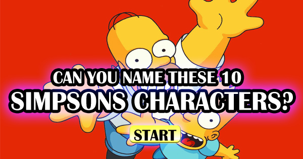 Can You Name These Simpsons Characters?