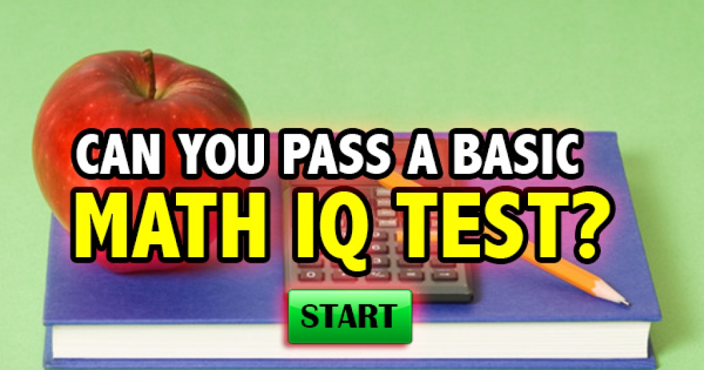 Can You Pass A Basic Math IQ Test?