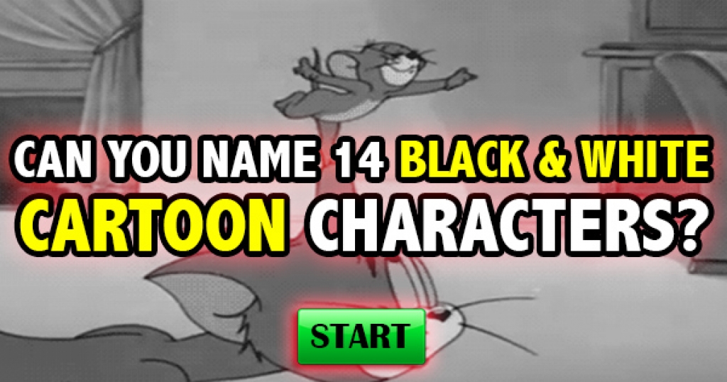 Can You Name These Black And White Cartoon Characters?