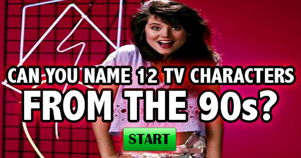 Can You Name 12 TV Characters From The 90s?