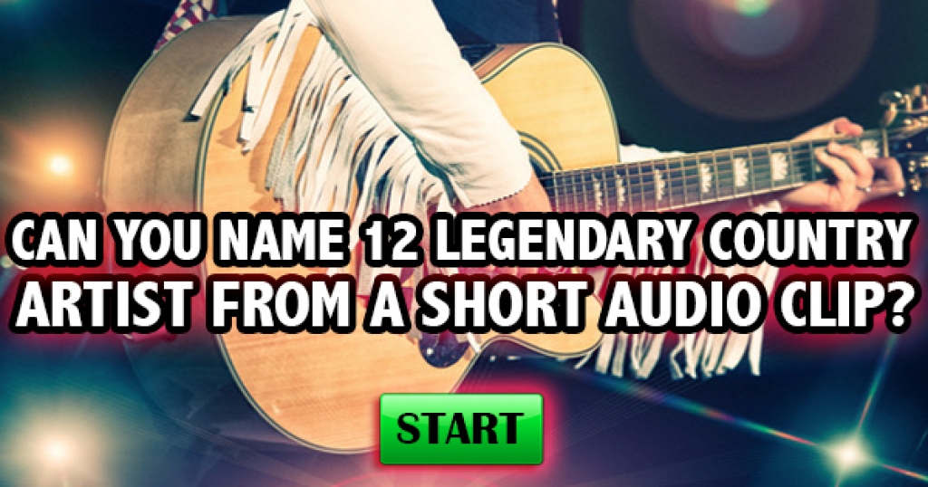 Can You Name 12 Legendary Country Artists From A Short Audio?