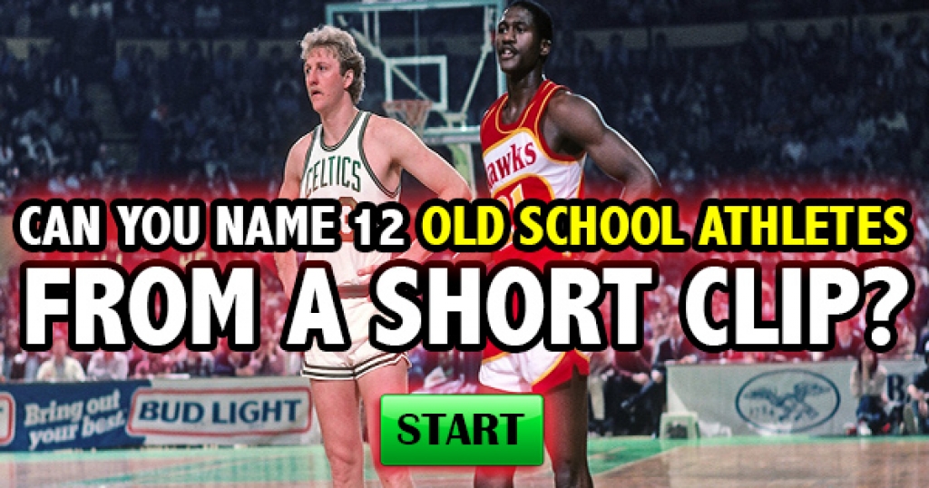 Can You Name 12 Old School Athletes From A Short Clip?