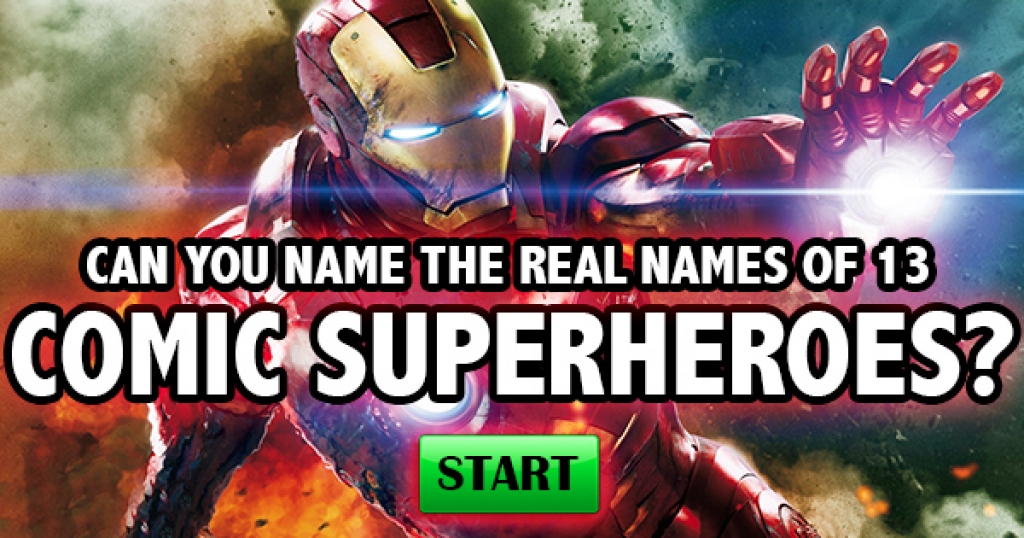 Can You Name The Real Names of 13 Comic Superheroes?