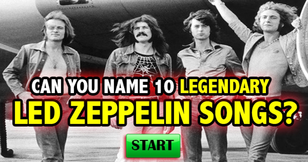 Can You Name 10 Legendary Led Zeppelin Songs?
