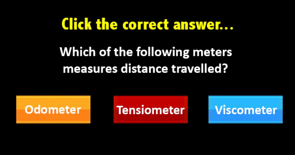 Can You Name Common Measuring Tools & Meters?
