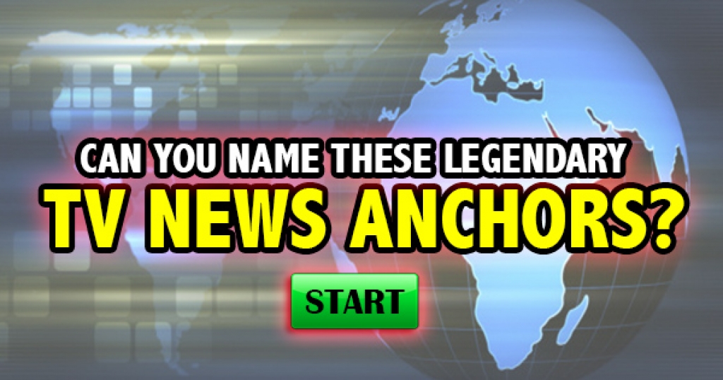 Can You Name These Legendary TV News Anchors?