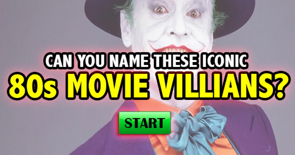 Can You Name These Iconic 80s Movie Villains?