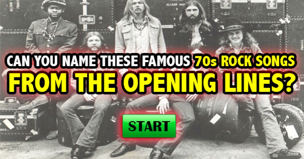 Can You Name These Famous 70s Rock Songs From The Opening Lyrics?