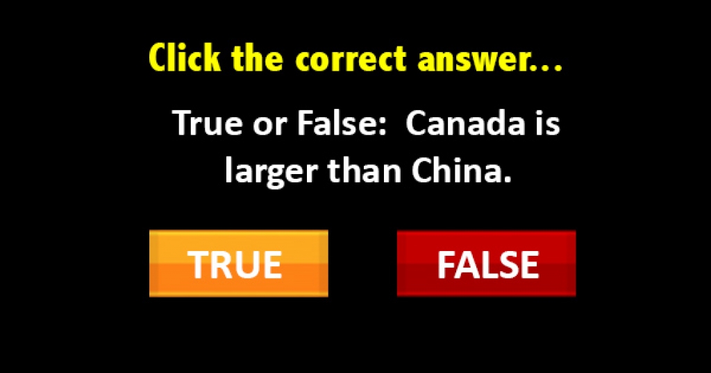 Do You Know Which Country Is Bigger?