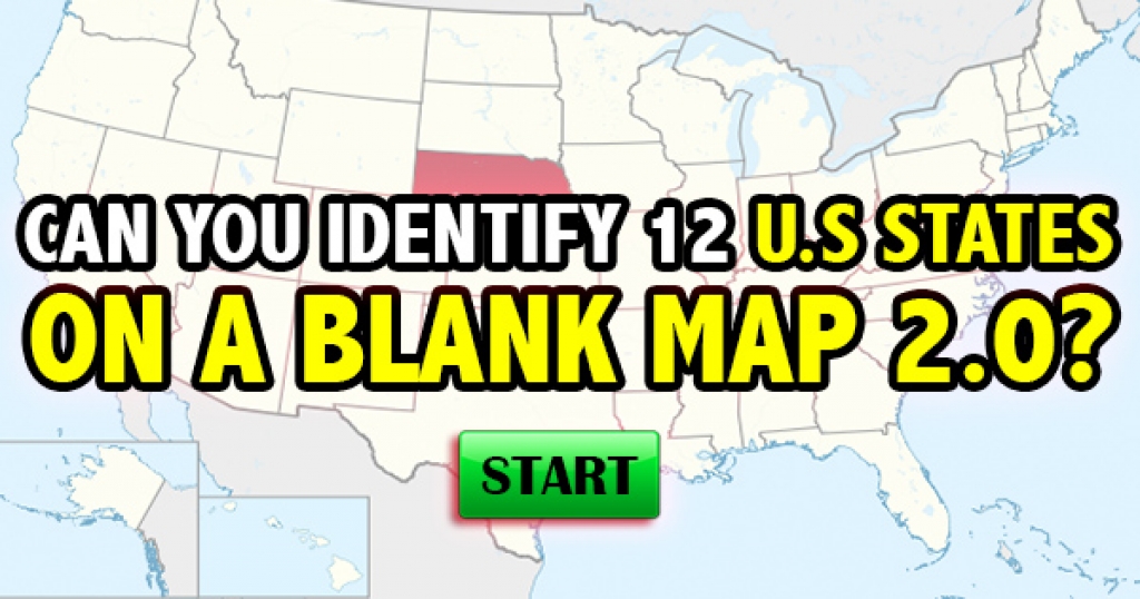 Can You Identify 12 U.S. States on a Blank Map 2.0?