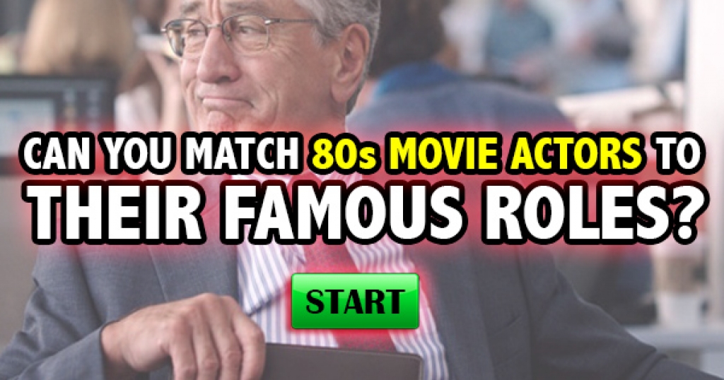 Can You Match These 80s Movie Actors to Their Famous Roles?