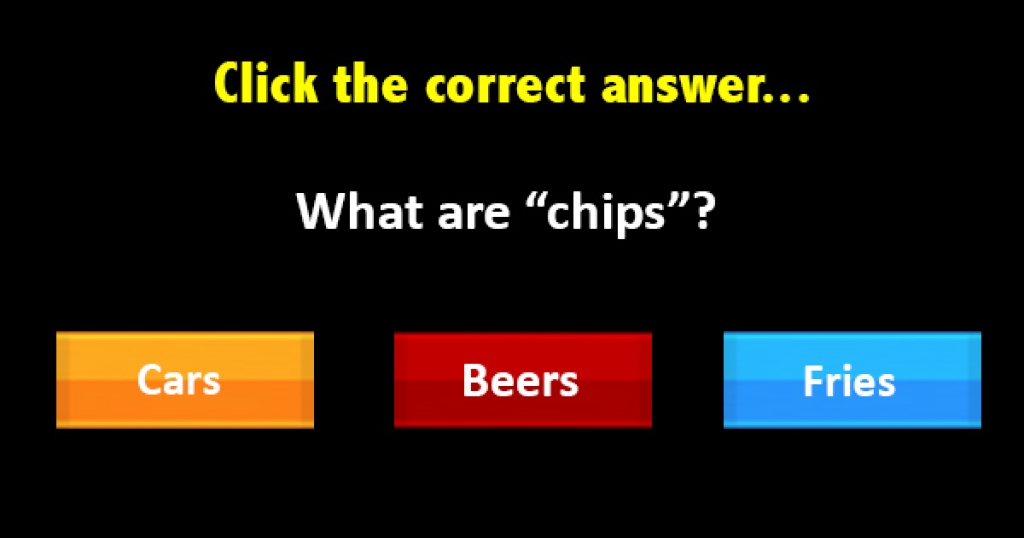 Can You Translate British Words Into Their American Equivalent?