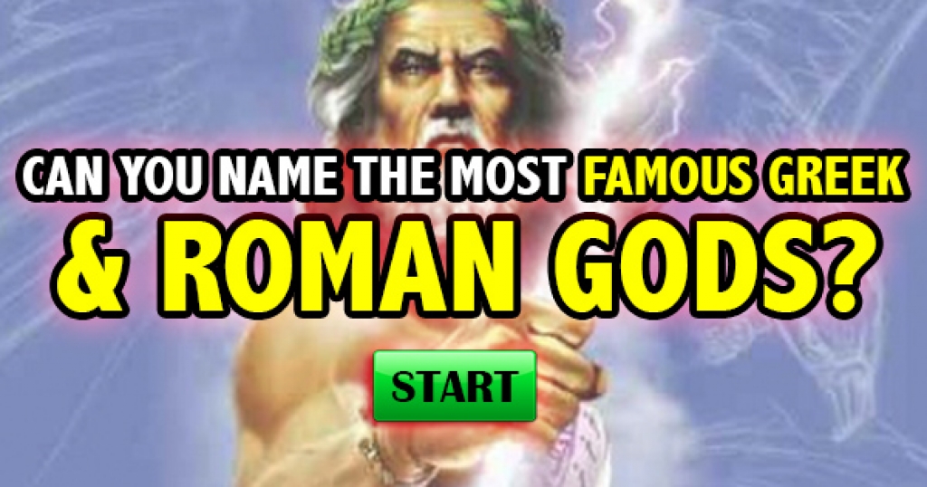 Can You Name The Most Famous Greek and Roman Gods?