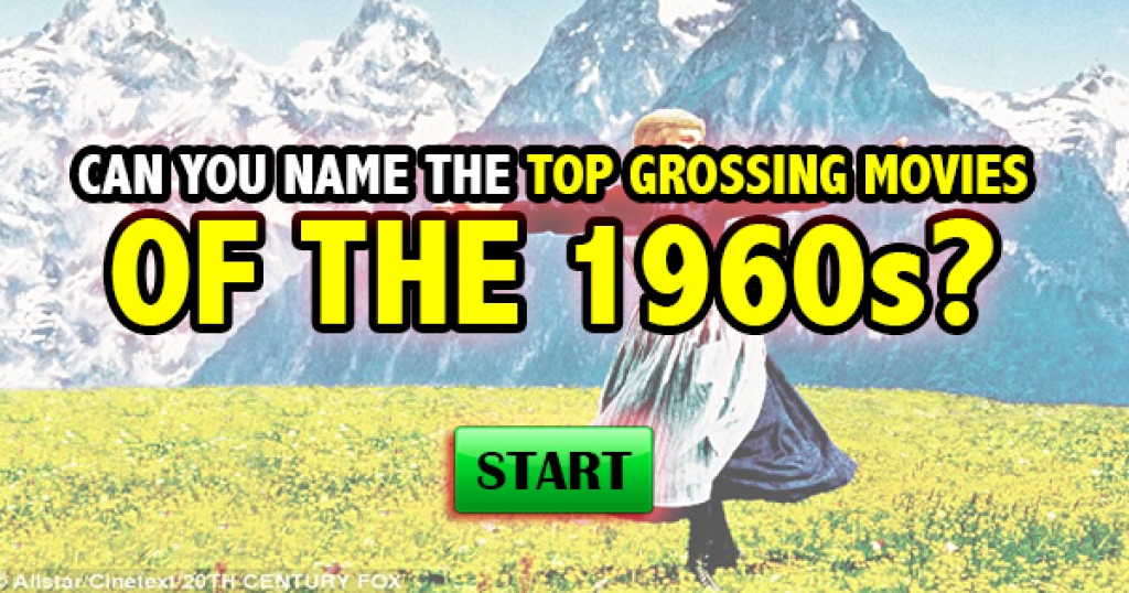 Can You Name The Top Grossing Movies of the 1960s?