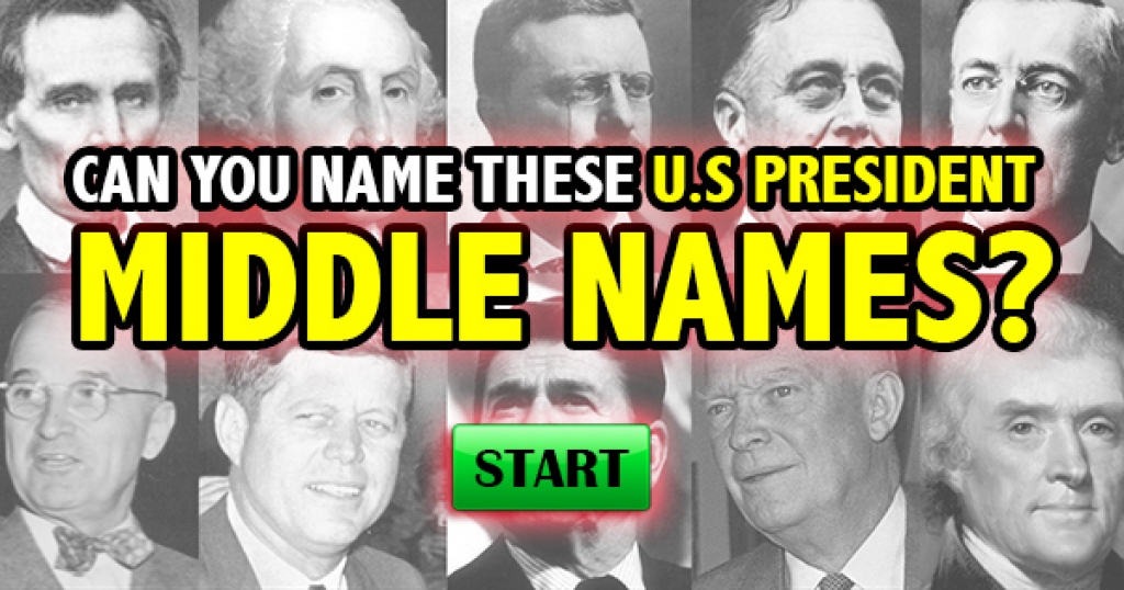 Can You Name These U.S. President Middle Names?