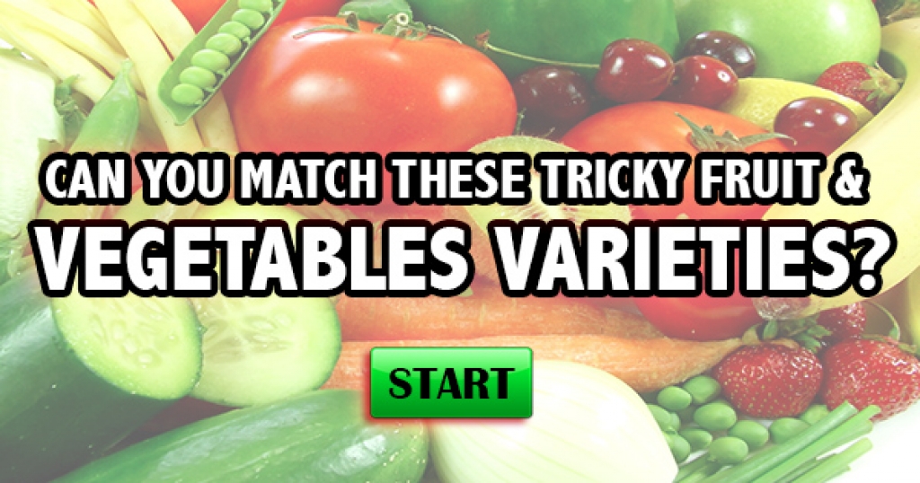 Can You Match These Tricky Fruit & Vegetable Varieties?