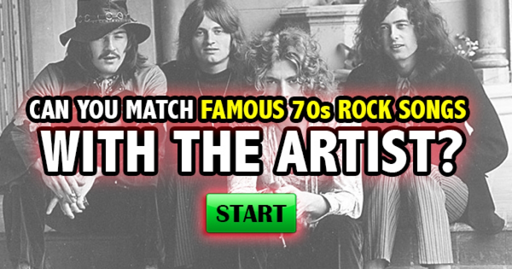Can You Match Famous 70s Rock Songs With The Artist?