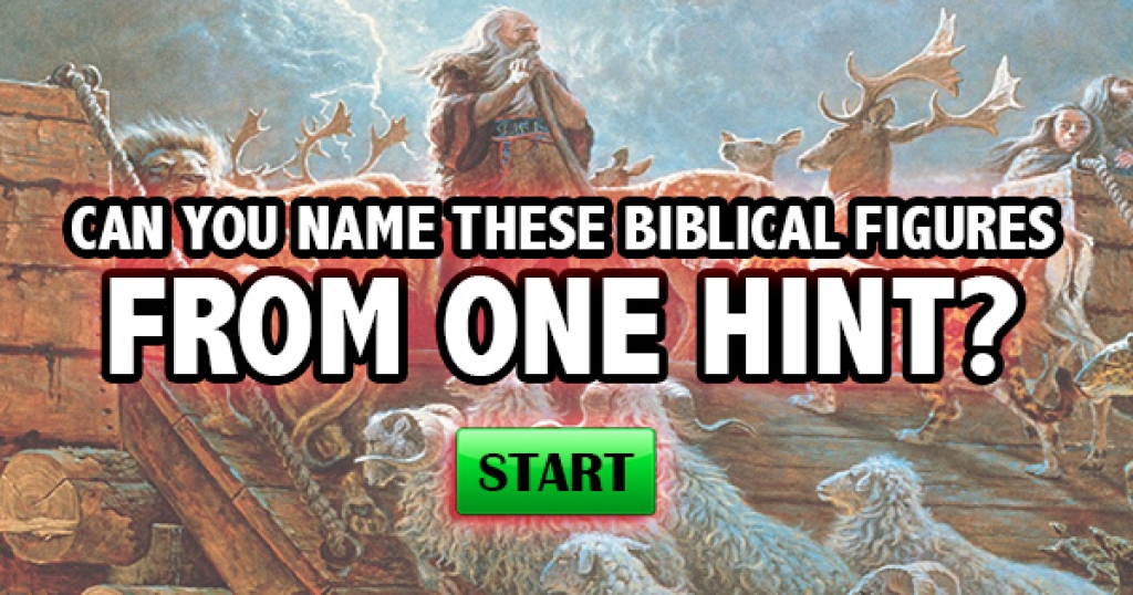 Can You Name These Biblical Figures From One Hint?