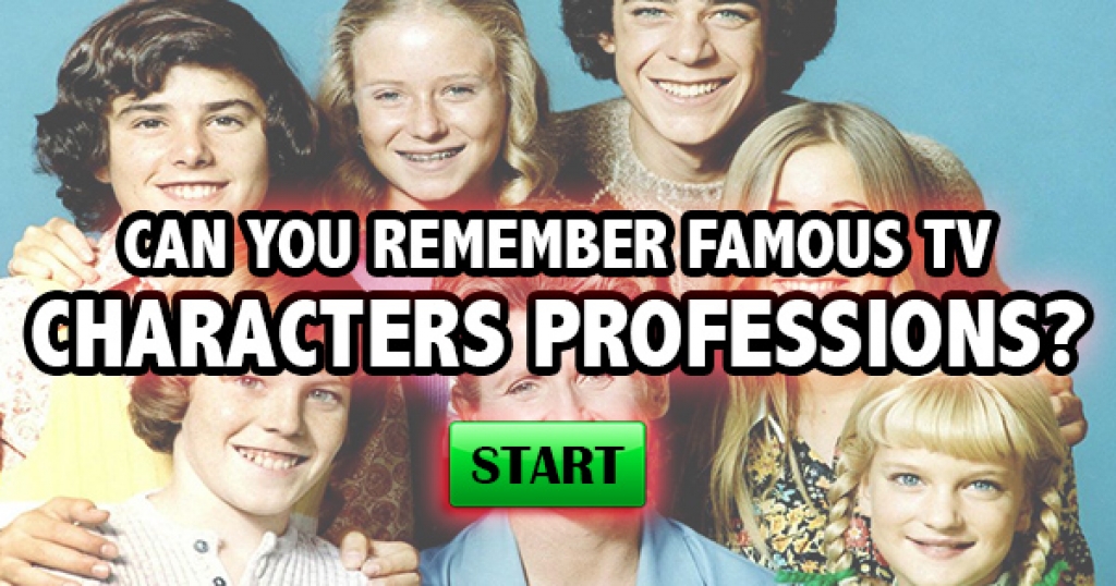 Can You Remember Famous TV Character Professions?