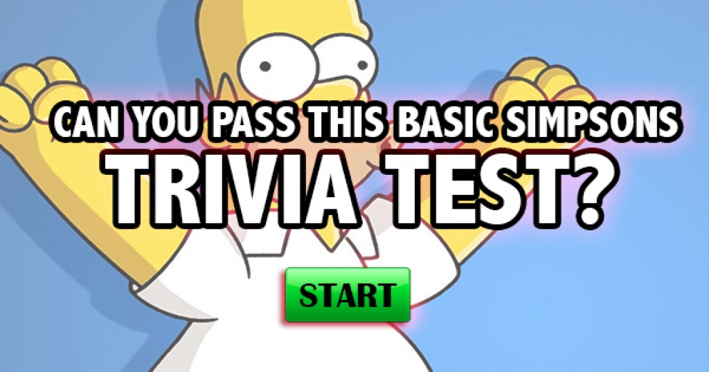 Can You Pass This Basic Simpsons Trivia Test?
