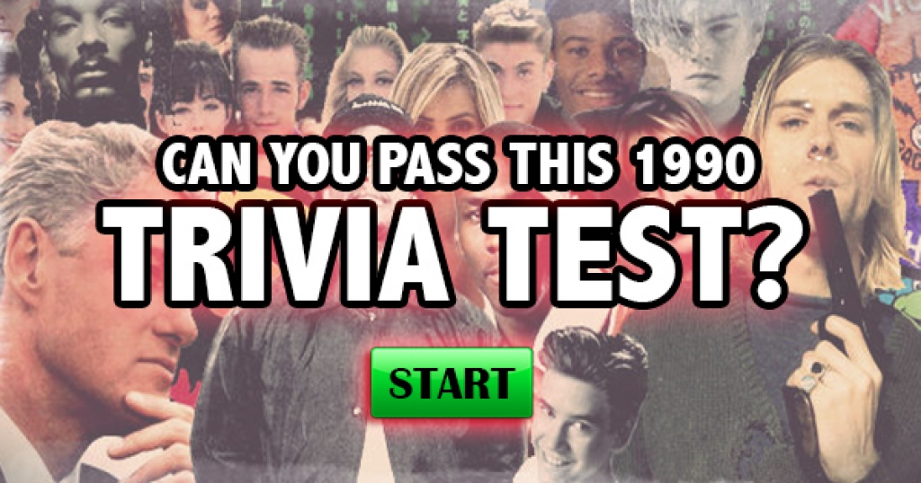 Can You Pass This 1990 Trivia Test?
