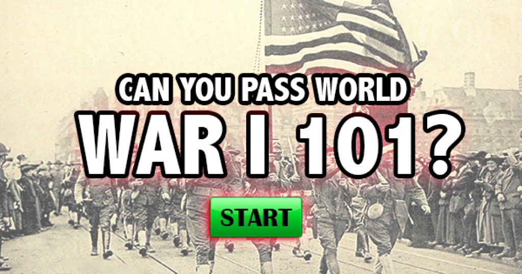 Can You Pass World War I 101?
