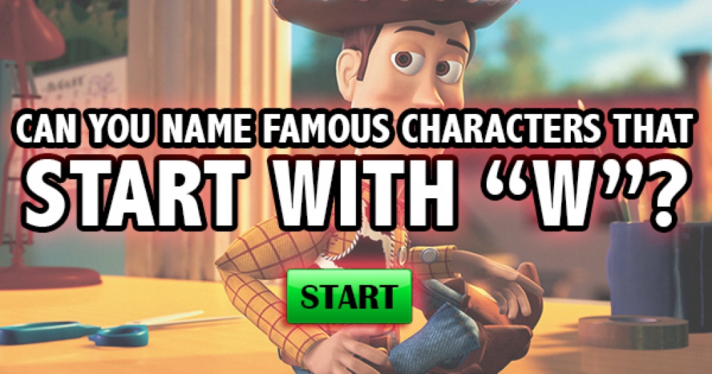 Can You Name Famous Characters That Start With “W”?
