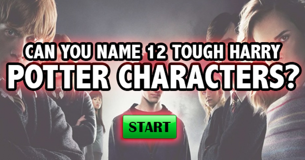 Can You Name 12 Tough Harry Potter Characters?