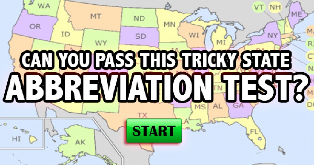 Can You Pass This Tricky State Abbreviation Test?
