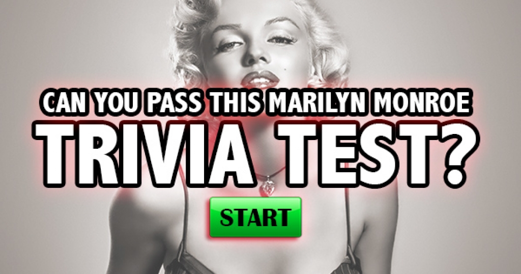 Can You Pass This Marilyn Monroe Trivia Test?