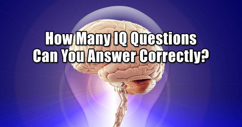 How Many IQ Questions Can You Answer Correctly?