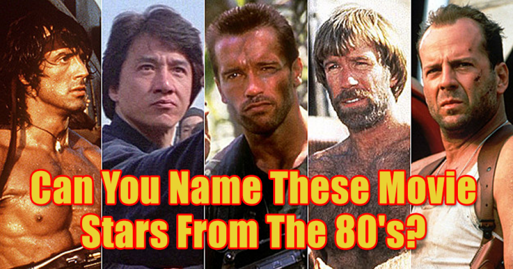 Can You Name These Movie Stars From The 80's?