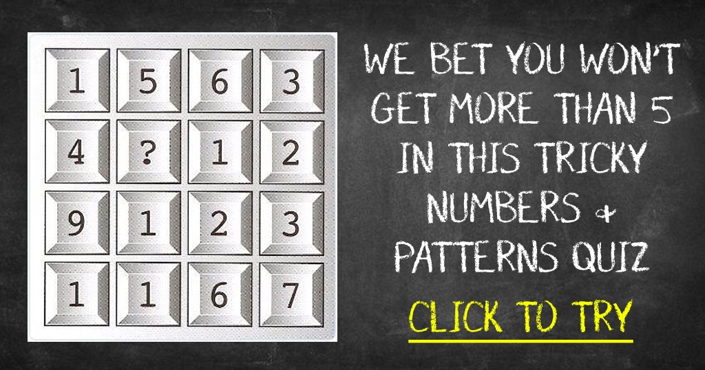 Can You Pass This Tricky Numbers and Patterns Test?