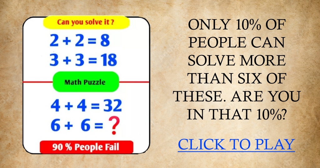 Can You Pass A Basic Math IQ Test?